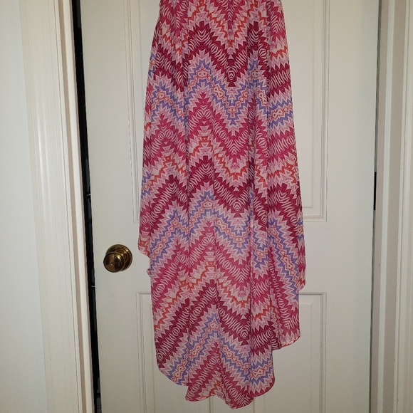 Liberty&Love high/low pink and purple dress, S - Picture 7 of 8